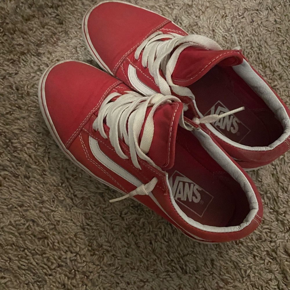 Red Vans - Picture 3 of 4